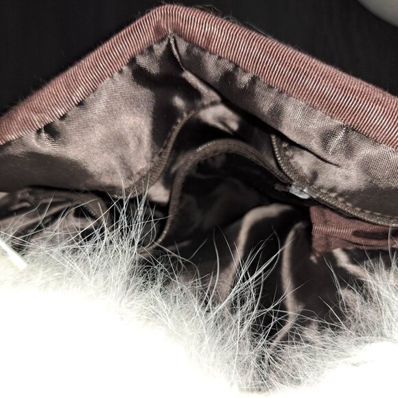 Super Size Cream White Fox Muff Hand Warmer - Picture 3 of 3